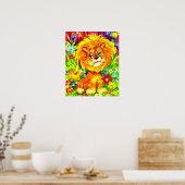 Poster lion (Cuisine)