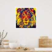 Poster Lion (Cuisine)