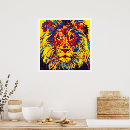 Poster Lion (Cuisine)