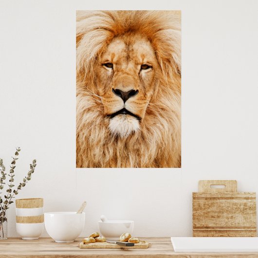 Poster Lion (Cuisine)