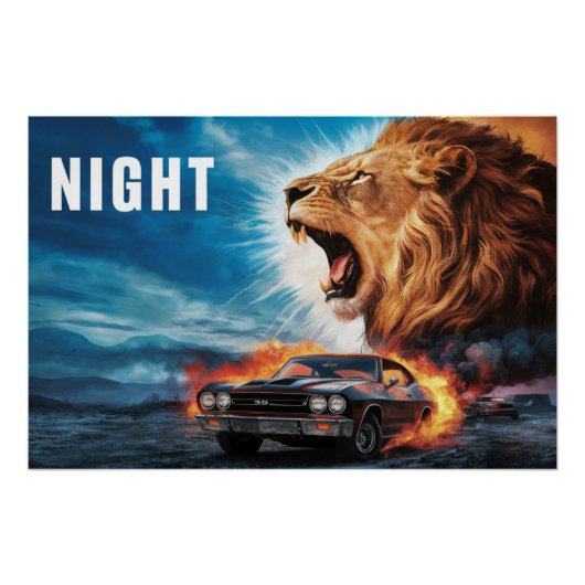Poster Lion 05 (Devant)