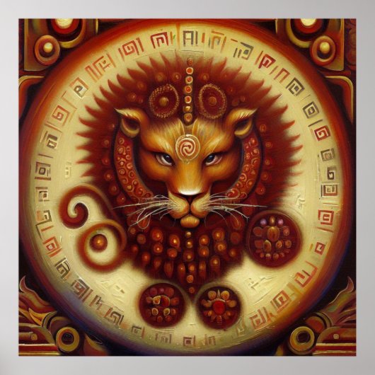 Poster Lion 10 (Devant)