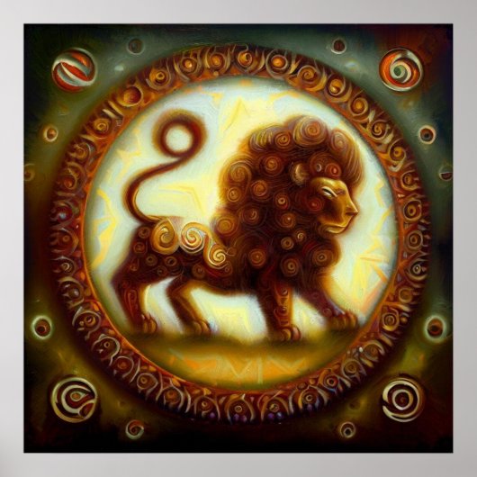 Poster Lion 12 (Devant)