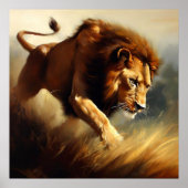 Poster Lion (12) Chat sauvage (Devant)