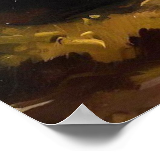 Poster Lion (13) Chat sauvage (Coin)