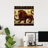 Poster Lion 2 (Bureau à domicile)