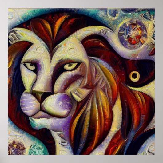 Poster Lion 7 (Devant)