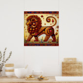 Poster Lion 8 (Cuisine)