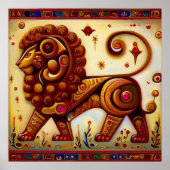 Poster Lion 8 (Devant)