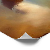 Poster Lion (8) Chat sauvage (Coin)