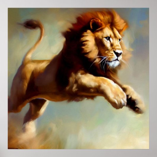 Poster Lion (8) Chat sauvage (Devant)