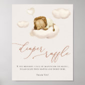 Poster Lion Baby Cloud Balloon Déchets Raffle (Devant)