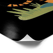 Poster Lion Best Daddy Jamais (Coin)