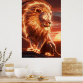 Poster Lion céleste (Cuisine)