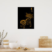 Poster Lion chinois shishi (Cuisine)
