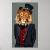 Poster Lion classique (Devant)