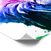 Poster Lion coloré (Coin)