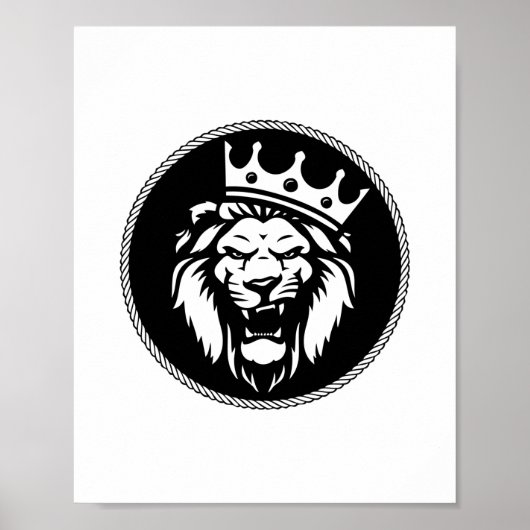 Poster Lion Crown (Devant)