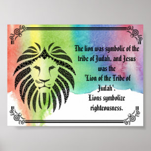 Poster Lion d'affiche de Judah