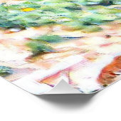 Poster lion d'aquarell (Coin)