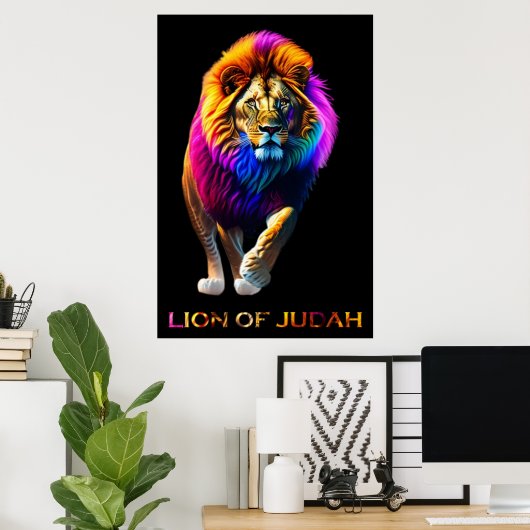 Poster Lion de Juda (Bureau à domicile)