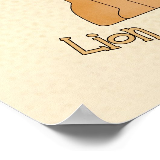 Poster Lion de Juda (Coin)