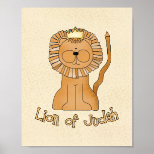 Poster Lion de Juda 8"x10"