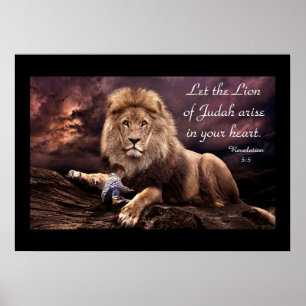 Poster Lion de Juda Apocalypse 5:5