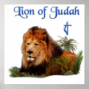Poster Lion de Juda dons chrétiens
