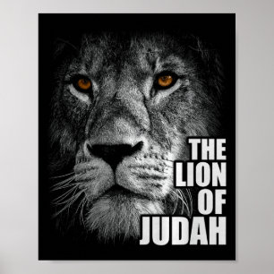 Poster Lion de Juda Jésus Foi chrétienne sur Premium de P