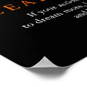 Poster Lion de leadership motivationnel tendance (Coin)