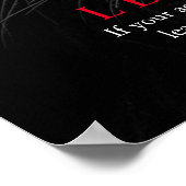 Poster Lion de leadership motivationnel tendance (Coin)