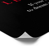 Poster Lion de leadership motivationnel unique tendance (Coin)