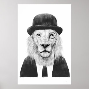 Poster Lion de monsieur