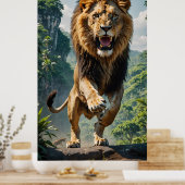 Poster Lion debout (Cuisine)
