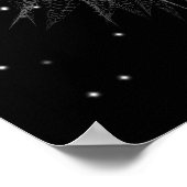 Poster Lion d'étoile avec monogramme de couronne (Coin)