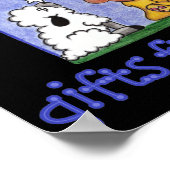 Poster Lion et agneau attrapent des étoiles tombantes (Coin)