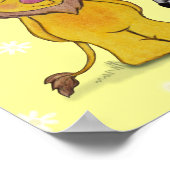 Poster Lion et agneau Véritables amis (Coin)