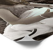 Poster Lion et fille (Coin)