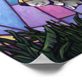 Poster Lion et petits (Coin)