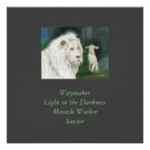 Poster Lion et The Lamb (Devant)