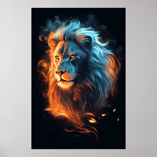 Poster Lion Fierce (Devant)