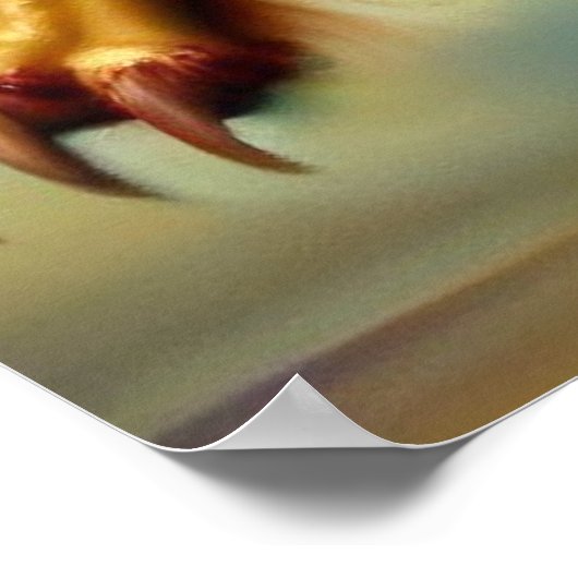 Poster Lion Foo Chinois (14) (Coin)