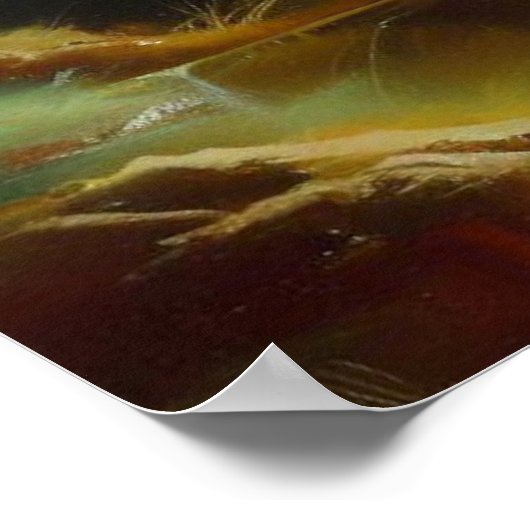 Poster Lion Foo Chinois (17) (Coin)