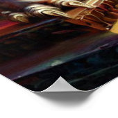 Poster Lion Foo Chinois (22) (Coin)