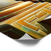 Poster Lion Foo Chinois (23) (Coin)