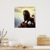 Poster Lion Foo Chinois (28) (Cuisine)