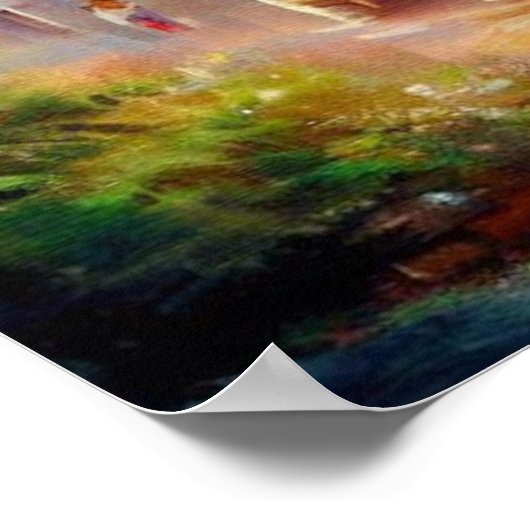 Poster Lion Foo Chinois (29) (Coin)