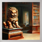 Poster Lion Foo Chinois (30) (Devant)