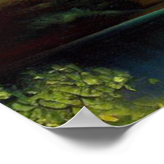 Poster Lion Foo Chinois (35) (Coin)